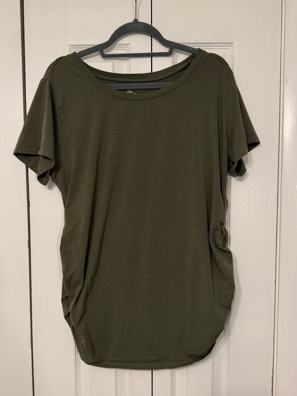 Lapasa - Maternity Short Sleeve Shirt - Green XL